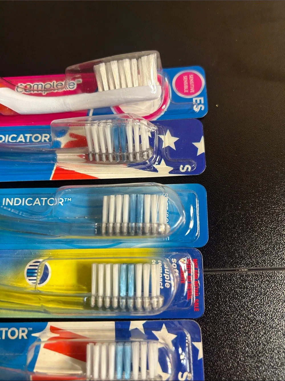 Oral-B Assorted Color Toothbrushes - Pack of 6. Sealed New.